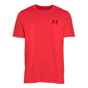 UNDER ARMOUR Funkčné tričko 'Sportstyle'  červená / čierna