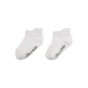 STERNTALER Ponožky  čierna / biela