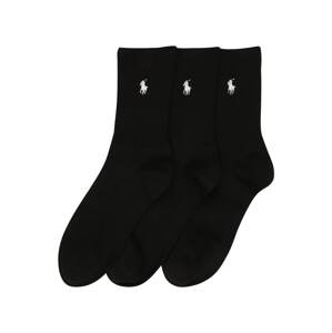 Polo Ralph Lauren Ponožky  čierna / biela
