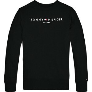 TOMMY HILFIGER Mikina  modrá / svetločervená / čierna / biela