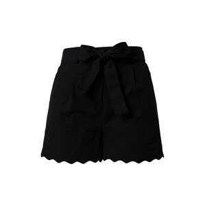 GLAMOROUS Plisované nohavice  čierna