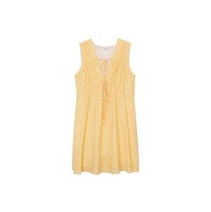 MANGO Letné šaty 'Mina'  žltá / biela