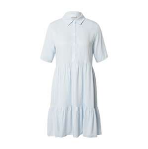 VILA Košeľové šaty 'MORA'  svetlomodrá / biela