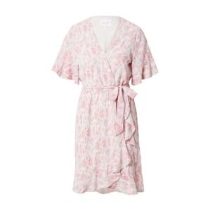 SISTERS POINT Košeľové šaty 'NEW GRETO-14'  krémová / svetlomodrá / ružová