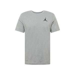 Jordan Funkčné tričko 'Jumpman'  sivá melírovaná / čierna