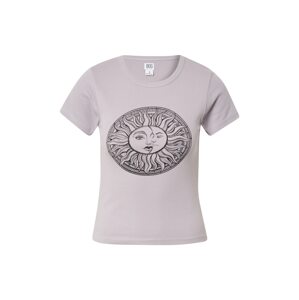 BDG Urban Outfitters Tričko 'Celestial Sun'  kamenná / čierna
