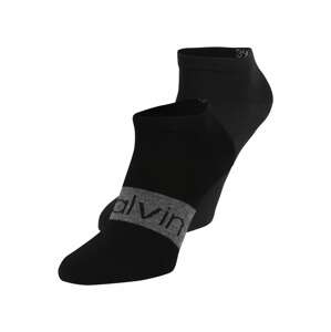 Calvin Klein Underwear Ponožky  sivá melírovaná / čierna