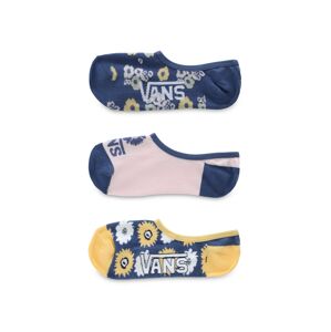 VANS Ponožky 'Deco Disty Canoodle (6.5-10)'  námornícka modrá / žltá / pastelovo zelená / svetloružová / biela
