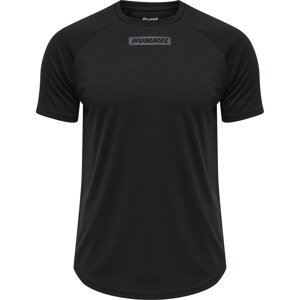 Hummel Funkčné tričko 'Topaz'  sivá / čierna / biela
