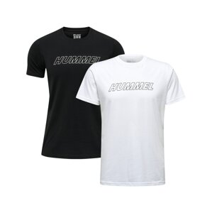 Hummel Funkčné tričko  svetlohnedá / čierna / biela