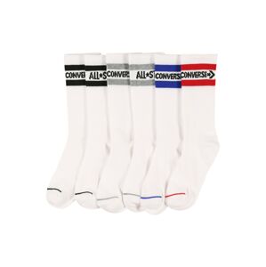 CONVERSE Ponožky  zmiešané farby / biela