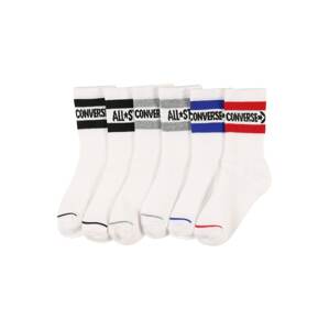 CONVERSE Ponožky 'WORDMARK'  modrá / sivá / čierna / biela