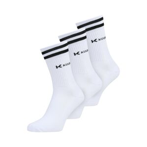 KUUNO Ponožky  čierna / biela