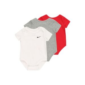 Nike Sportswear Body  sivá melírovaná / červená / biela