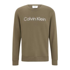 Calvin Klein Underwear Mikina  kaki / biela