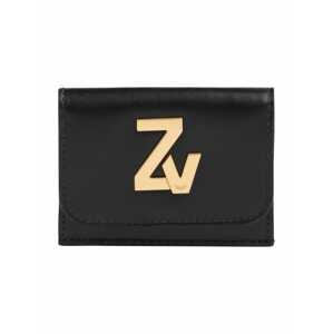 Zadig & Voltaire Peňaženka  zlatá / čierna