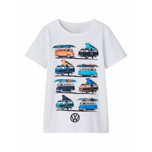NAME IT Tričko 'Volkswagen'  zmiešané farby / biela
