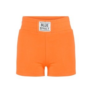 BLUE EFFECT Nohavice  oranžová / čierna / biela
