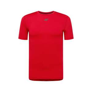4F Funkčné tričko  sivá / červená / čierna