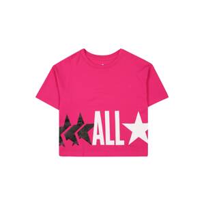 CONVERSE Tričko 'ALL STAR'  ružová / čierna / biela