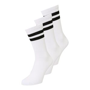 WEEKDAY Ponožky 'Eleven'  čierna / biela