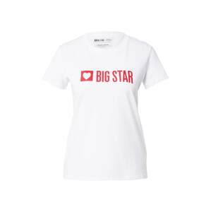 Big Star Tričko 'ELEANOR'  červená / biela