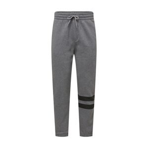 Hurley Športové nohavice  sivá / čierna