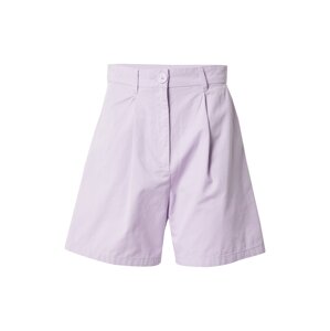 Monki Plisované nohavice  pastelovo fialová