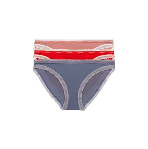 Calvin Klein Underwear Nohavičky  krémová / orgovánová / broskyňová / svetločervená