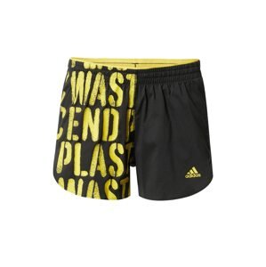 ADIDAS SPORTSWEAR Športové nohavice 'Run Fast'  žltá / čierna