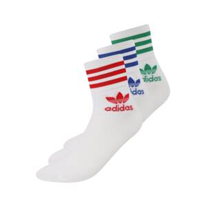 ADIDAS ORIGINALS Ponožky  tmavomodrá / zelená / červená / biela