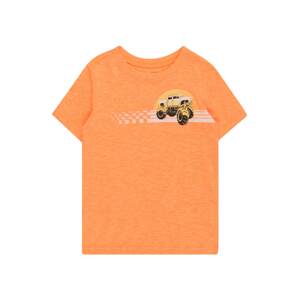 OshKosh Tričko 'GIMME'  medová / oranžová melírovaná / čierna / biela