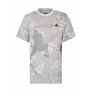 ADIDAS SPORTSWEAR Funkčné tričko 'IGNITE'  sivá / svetlosivá