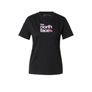 THE NORTH FACE Funkčné tričko 'FOUNDATION'  ružová / čierna / biela