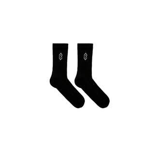 6pm Ponožky 'BELUGA BLACK'  čierna
