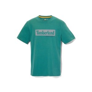 TIMBERLAND Tričko  smaragdová / biela