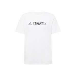 ADIDAS TERREX Funkčné tričko  čierna / šedobiela