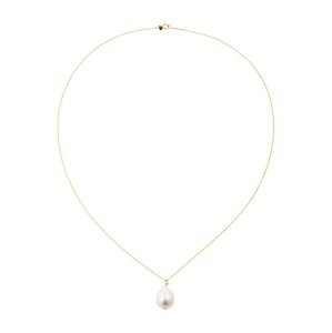 ENAMEL Copenhagen Retiazka 'Necklace, Baroque Pearl'  zlatá / perlovo biela