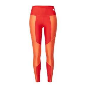 PUMA Športové nohavice  oranžová / červená / biela