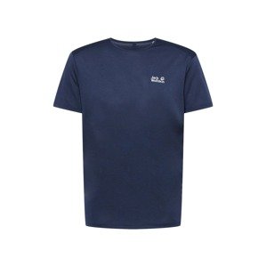 JACK WOLFSKIN Funkčné tričko  námornícka modrá / biela