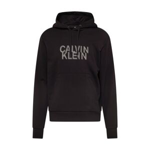 Calvin Klein Mikina  svetlosivá / čierna