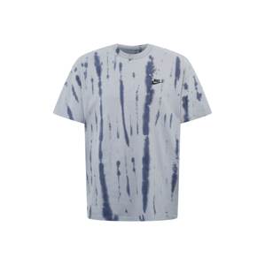 NIKE Funkčné tričko  námornícka modrá / sivá melírovaná