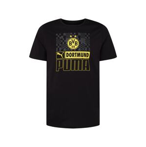 PUMA Funkčné tričko 'Borussia Dortmund'  žltá / tmavosivá / čierna