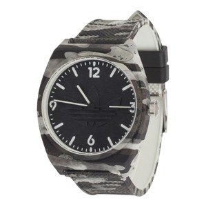 ADIDAS ORIGINALS Analógové hodinky 'PROJECT TWO'  sivá / antracitová / biela