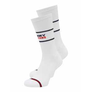 Tommy Hilfiger Underwear Ponožky  tmavomodrá / svetločervená / biela